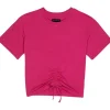 Sanctuary Kids Shirts & Tops<Drawstring Drop Shoulder Top (Big Kids) Hot Pink
