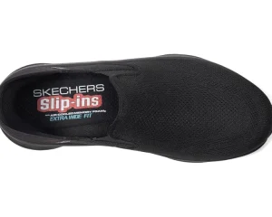 SKECHERS Adaptive<D'Lux Walker Orford Hands Free Slip-Ins Black/Black