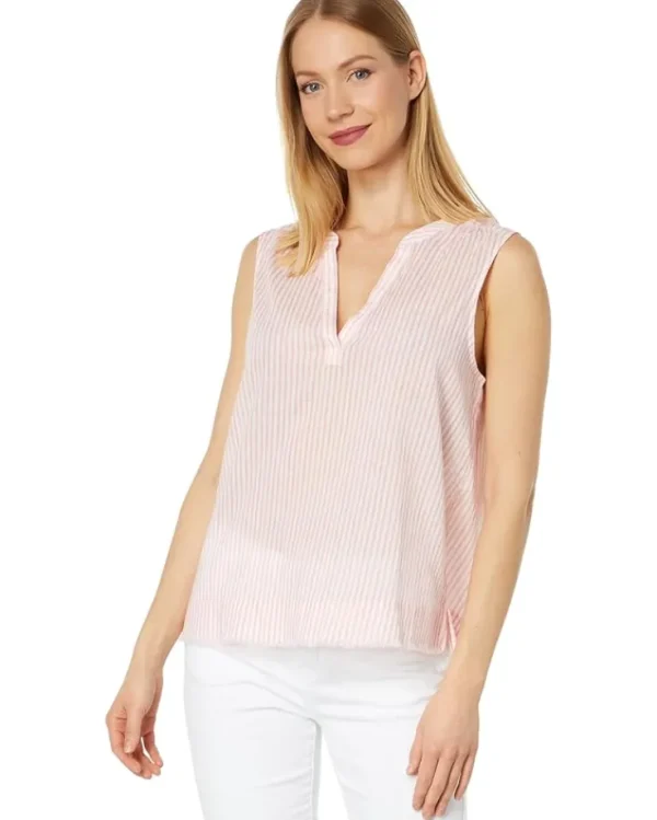 Carve Designs Shirts & Tops<Dylan Tank Grapefruit Milos Stripe