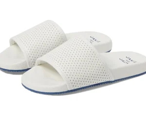 Janie and Jack Sandals<Embossed Pool Slide (Toddler/Little Kid/Big Kid) Multicolor