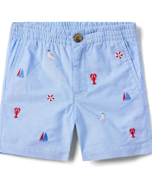 Janie and Jack Shorts<Embroidered Short (Toddler/Little Kids/Big Kids) Multicolor