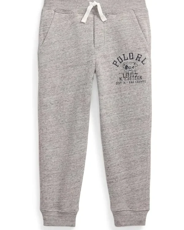 Polo Ralph Lauren Kids Pants<Fleece Graphic Jogger Pants Salt & Pepper Heather