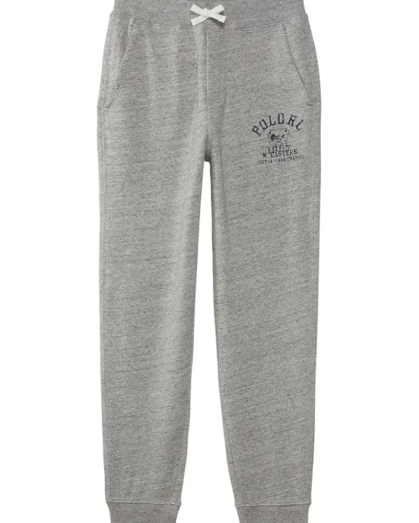 Polo Ralph Lauren Kids Pants<Fleece Graphic Jogger Pants Salt & Pepper Heather