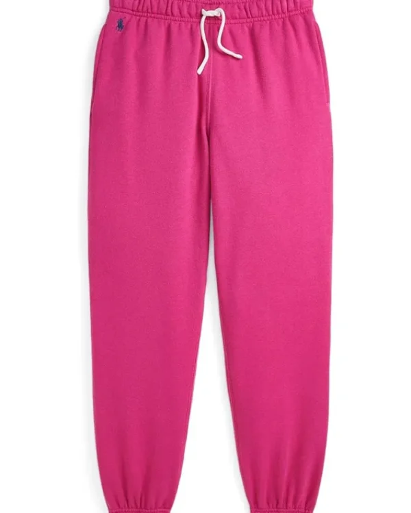 Polo Ralph Lauren Kids Pants<Fleece Jogger Pants College Pink W/Navy C7998 PP