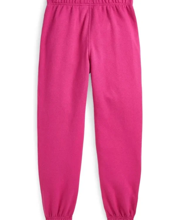 Polo Ralph Lauren Kids Pants<Fleece Jogger Pants College Pink W/Navy C7998 PP