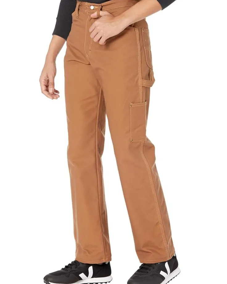 fr_comfortouch_dungaree_p_0.webp Bulwark FR Work & Duty Apparel<FR ComforTouch Dungaree Pants Brown Duck
