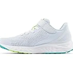 New Balance Kids Adaptive | Sneakers<Fresh Foam Arishi v4 Bungee Lace with Hook-and-Loop Top Strap (Little Kid) Ice Blue/Electric Indigo