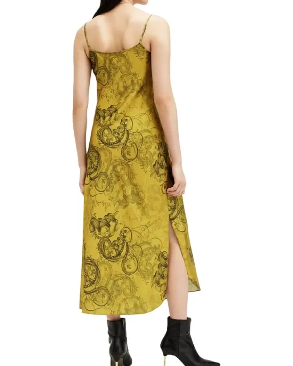 AllSaints Dresses<Hadley Dress Helena Gold Yellow
