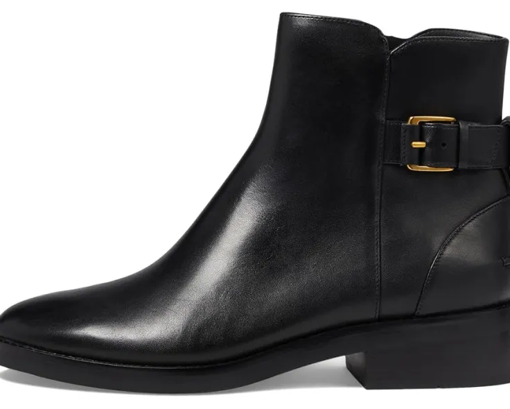 hampshire_buckle_bootie_3.webp Cole Haan Boots & Booties<Hampshire Buckle Bootie Black Leather