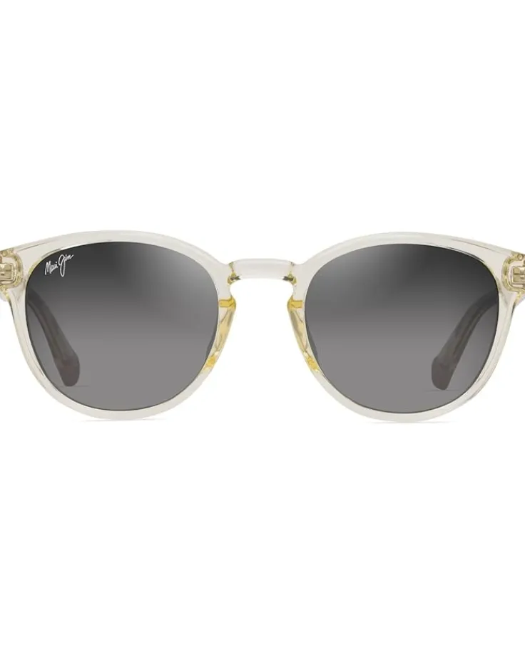 hiehie_0.webp Maui Jim Sunglasses & Eyewear | Sunglasses<Hiehie Shiny Trans Yellow/Neutral Grey Polarized