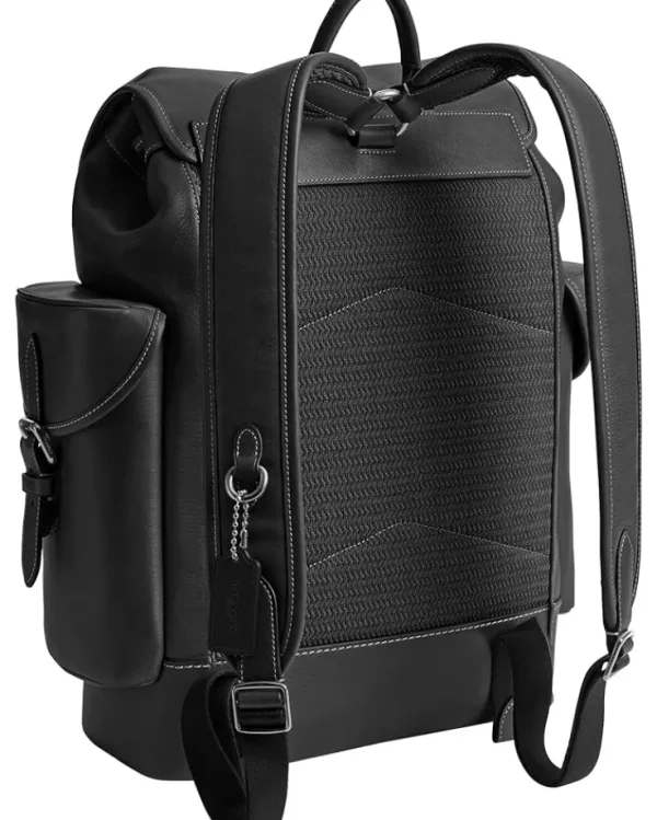 COACH Bags<Hitch Backpack Black 1