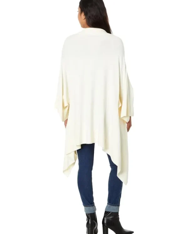 HUE Scarves<Knit Throw White Satin