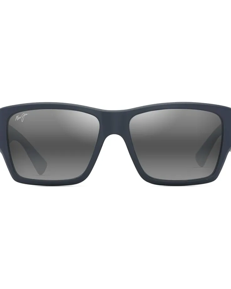 kaolu_0.webp Maui Jim Sunglasses & Eyewear | Sunglasses<Kaolu Matte Blue/Neutral Grey Polarized
