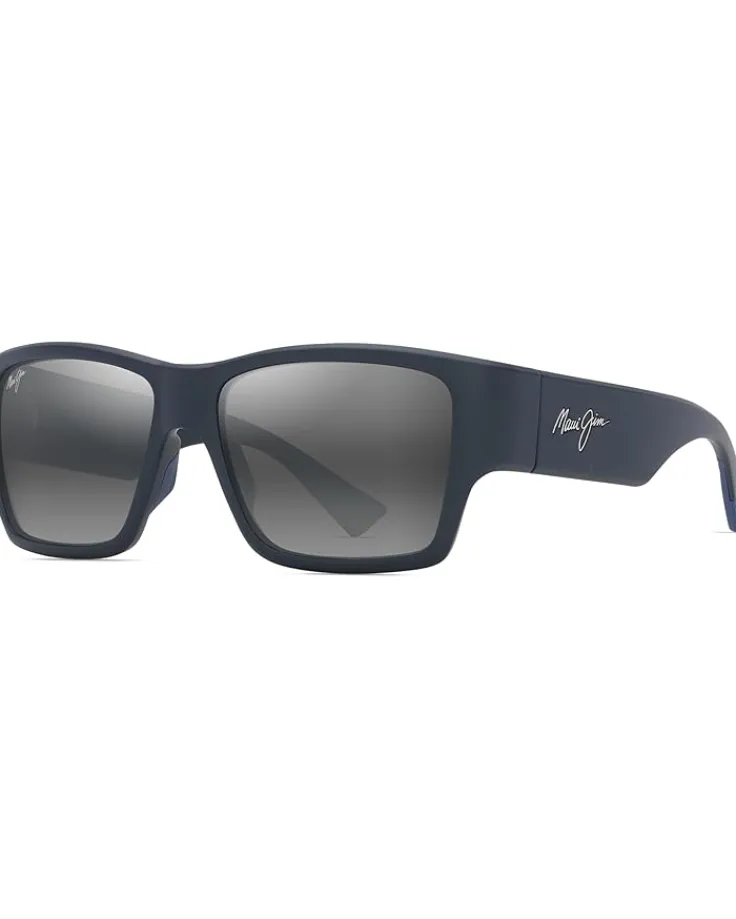 kaolu_1.webp Maui Jim Sunglasses & Eyewear | Sunglasses<Kaolu Matte Blue/Neutral Grey Polarized