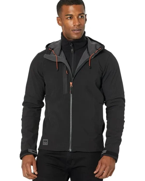 Helly Hansen Work & Duty Apparel | Coats & Outerwear<Kensington Hooded Softshell Black