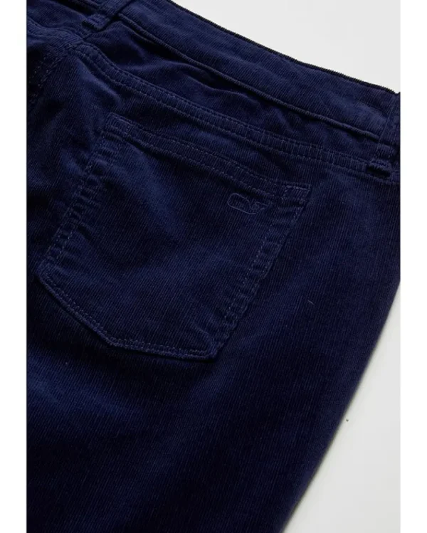 Vineyard Vines Kids Pants<Kick Flare Corduroy Pants Nautical Navy