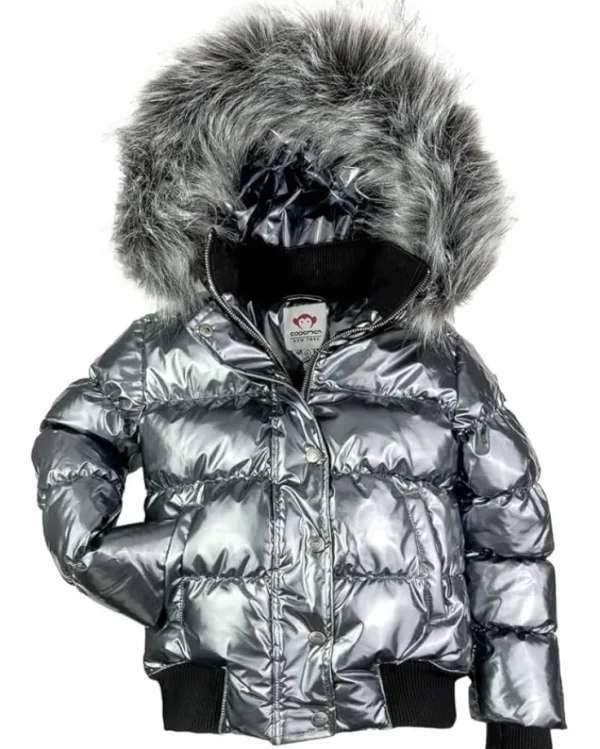 Appaman Kids Coats & Jackets<Kyla Puffer Coat (Toddler/Little Kids/Big Kids) Gunmetal
