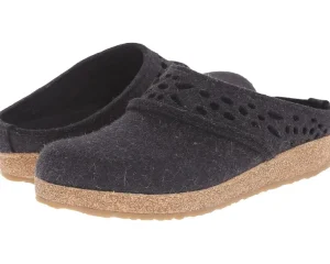 Haflinger Mules | Slippers<Lacey Charcoal