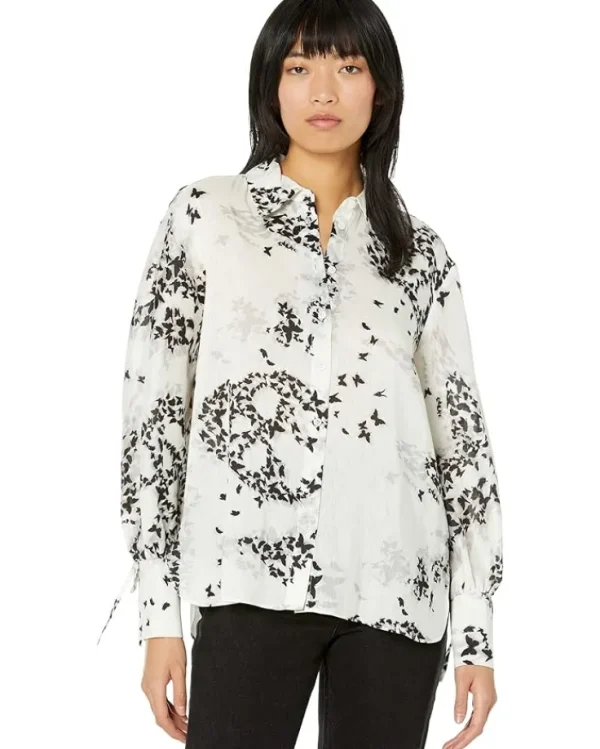 AllSaints Shirts & Tops<Leyla Orsino Shirt Ecru White