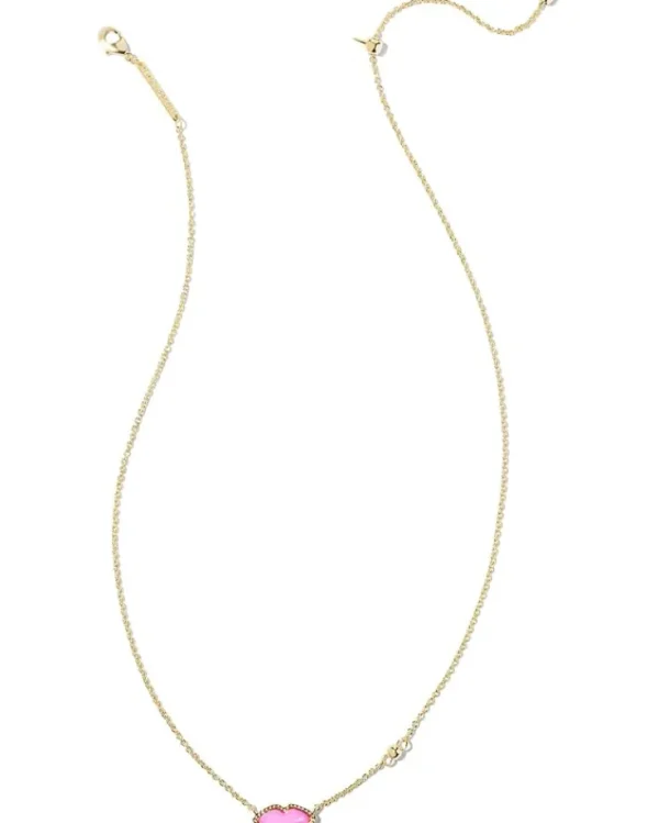 Kendra Scott Jewelry<Lips Pendant Necklace Gold Hot Pink Mother of Pearl