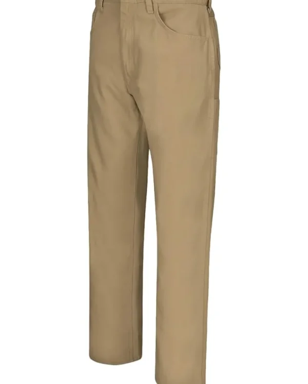 Bulwark FR Work & Duty Apparel | Jeans<Loose Midweight Canvas FR Jeans Khaki