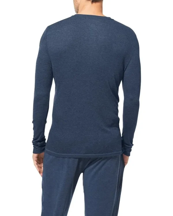 Tommy John Sleepwear<Lounge Long Sleeve Henley Charcoal Heather