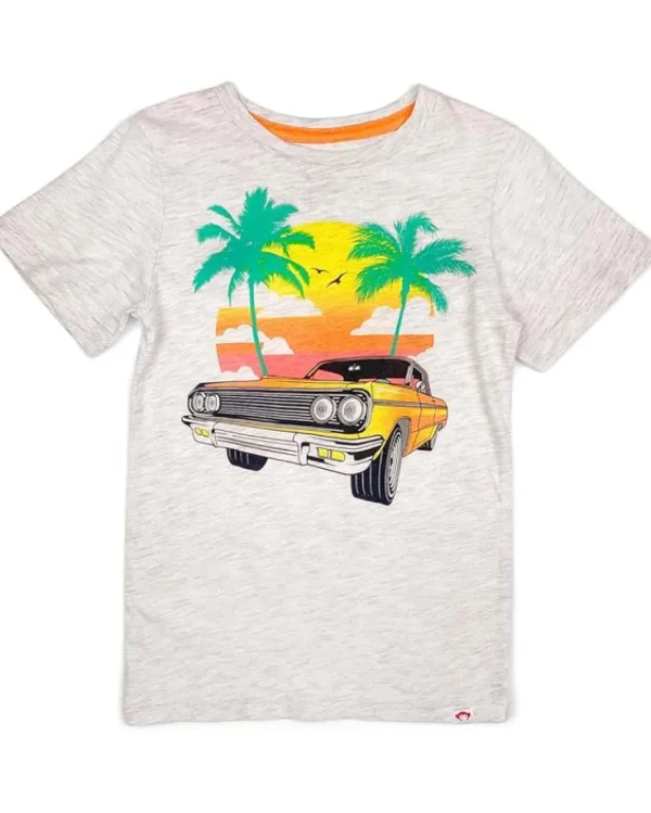 Appaman Kids Shirts & Tops<Lowrider Short Sleeve Graphic Tee (Toddler/Little Kid/Big Kid) Cloud Heather