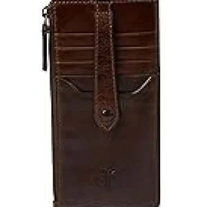 Frye Wallets<Melissa Snap Card Wallet Dark Brown