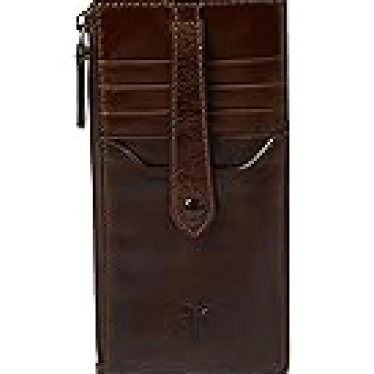 melissa_snap_card_wallet_0.webp Frye Wallets<Melissa Snap Card Wallet Dark Brown