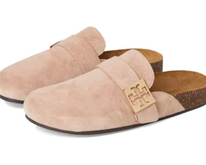 Tory Burch Clogs<Mellow Mule Charcoal Gray/Silver