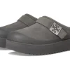 Tory Burch Mules<Mellow Shearling Platform Mule Charcoal Gray/Silver