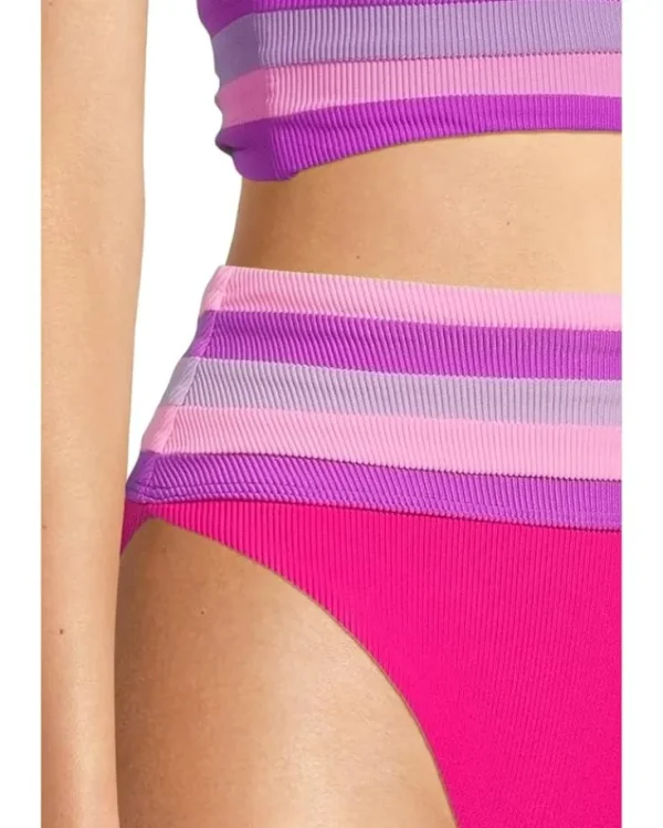 Beach Riot Swimwear & Cover Ups<Millie bottom Raspberry Color-Block