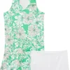 Lilly Pulitzer Kids Dresses<Mini Dania Dress Upf 50+ (Toddler/Little Kids/Big Kids) Spearmint Blossom Views