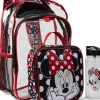 BIOWORLD Kids Backpacks<Minnie Mouse Backpack Set (Little Kid/Big Kid) Burgundy