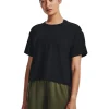 Under Armour Activewear<Motion Short Sleeve T-Shirt Black/Jet Gray