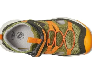 KEEN Kids Adaptive | Adaptive<Motozoa Sandal (Toddler/Little Kid) Forest Night/Bright Marigold