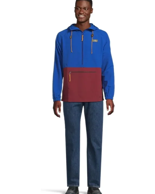 L.L.Bean Coats & Outerwear<Mountain Classic Anorak Color-Block Regular Regatta Blue/Deep Rosewood