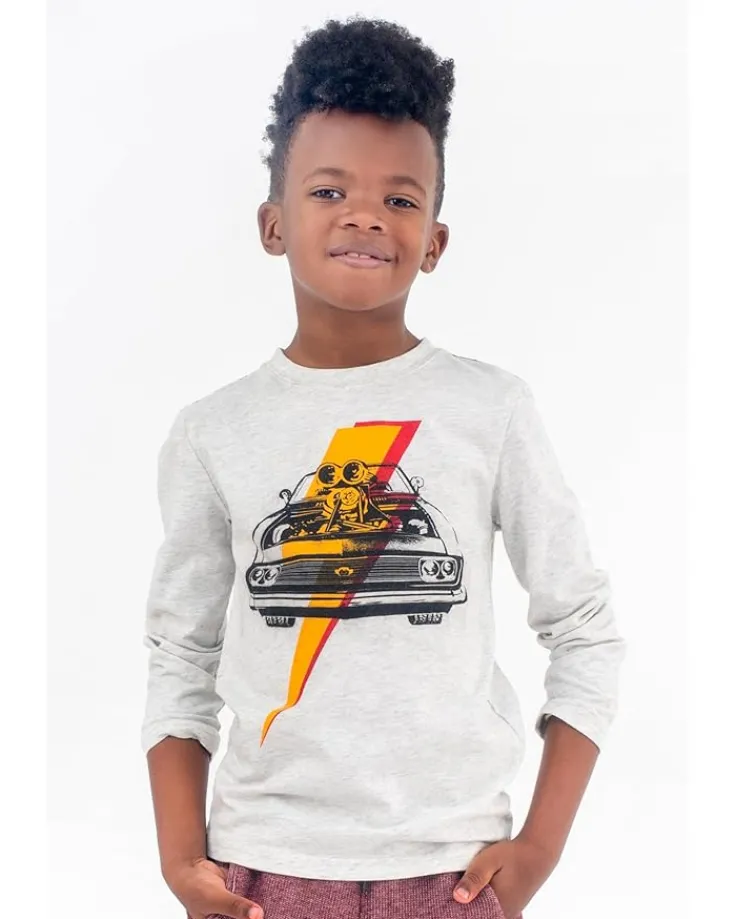 muscle_car_graphic_long_s_1.webp Appaman Kids Shirts & Tops<Muscle Car Graphic Long Sleeve Tee (Toddler/Little Kids/Big Kids) Cloud Heather
