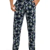 Hanro Sleepwear<Night & Day Knit Fine Lined Print