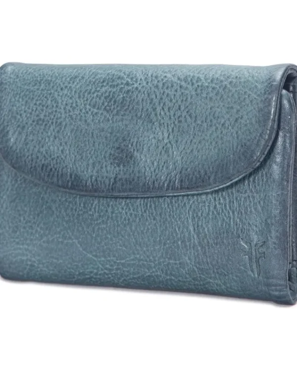 Frye Wallets<Nora Knotted Small Wallet Steel