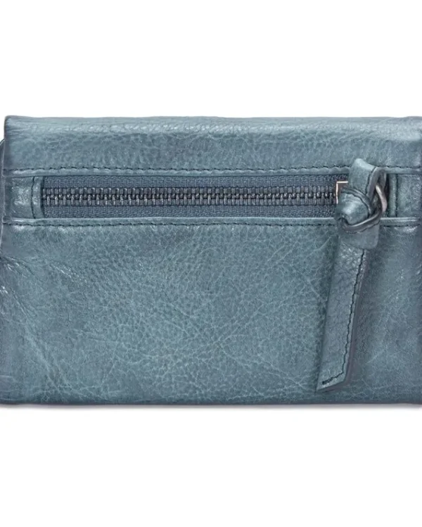 Frye Wallets<Nora Knotted Small Wallet Steel