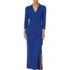Lilly Pulitzer Dresses<Ollie 3/4 Sleeve Maxi Pol Blue Med