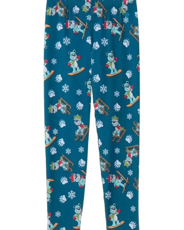 Hot Chillys Kids Pants | Pants<Originals Print Tights (Toddler/Little Kids/Big Kids) Snow Bears