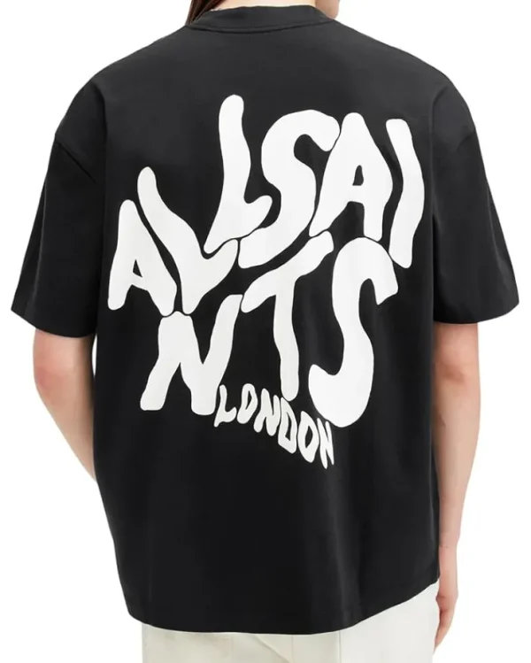 AllSaints Shirts & Tops<Orlando Short Sleeve Crew Washed Black