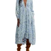 Free People Dresses<Pappiet Midi Bluebell Combo