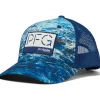 Columbia Kids Hats<PFG™ Camo Snapback (Little Kids/Big Kids) Carbon/Deepsea Fade