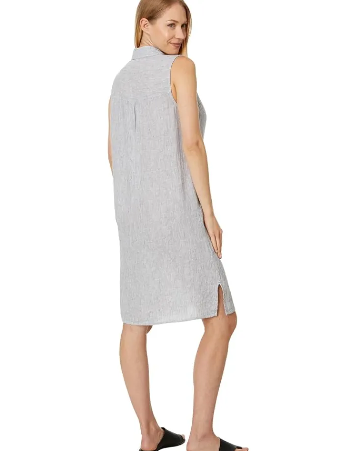 plus_size_classic_collar__1.webp Eileen Fisher Dresses<Plus Size Classic Collar Dress Agean