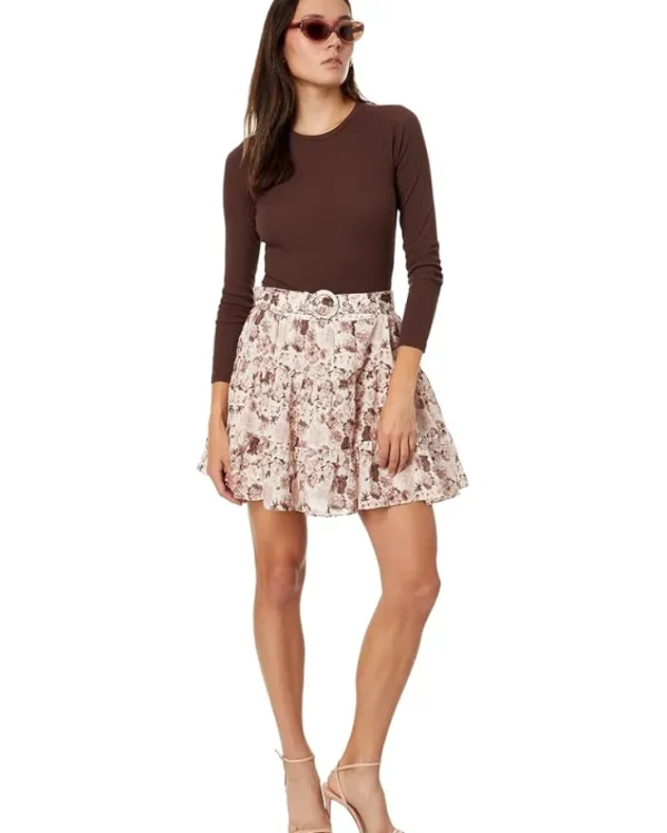 English Factory Skirts<Printed Linen Tiered Mini Skirt Multi