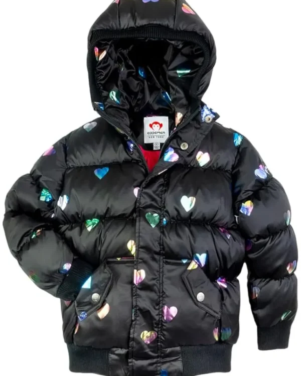Appaman Kids Coats & Jackets<Puffy Coat (Toddler/Little Kid/Big Kid) Rainbow Hearts
