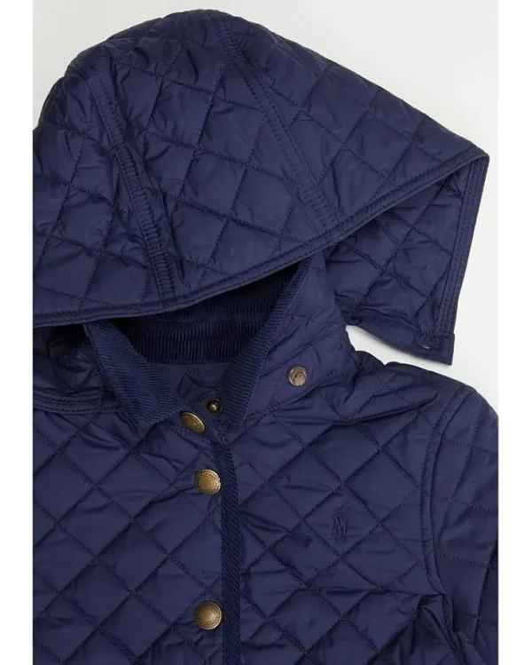 Polo Ralph Lauren Kids Coats & Jackets<Quilted Barn Jacket (Big Kid) Newport Navy